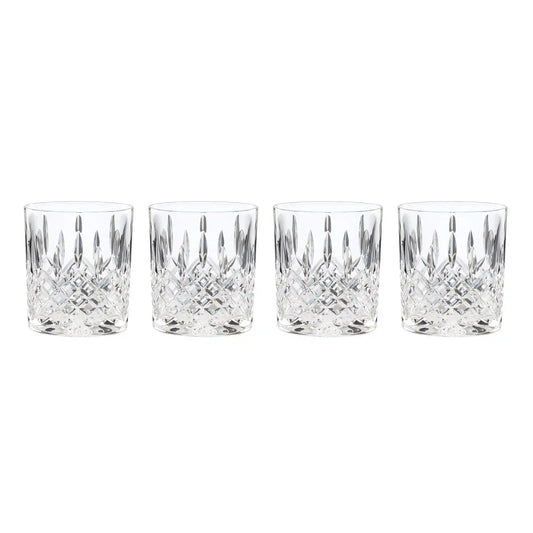 Hamilton Crystal Double Old Fashion Glasses, Set of 4