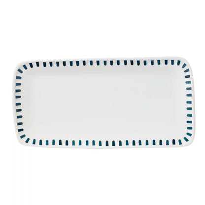 Artisanal Stripe Hors d'Oeuvres Tray
