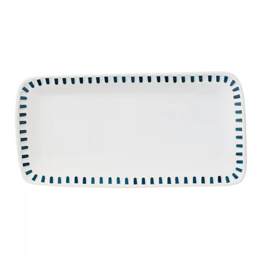Artisanal Stripe Hors d'Oeuvres Tray