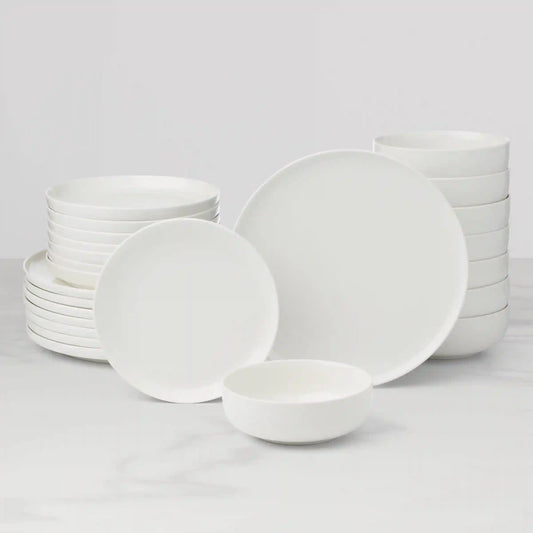 24 Seven White 24-Piece Dinnerware Set