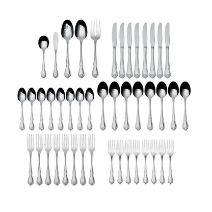 True Rose 45-Piece Flatware Set