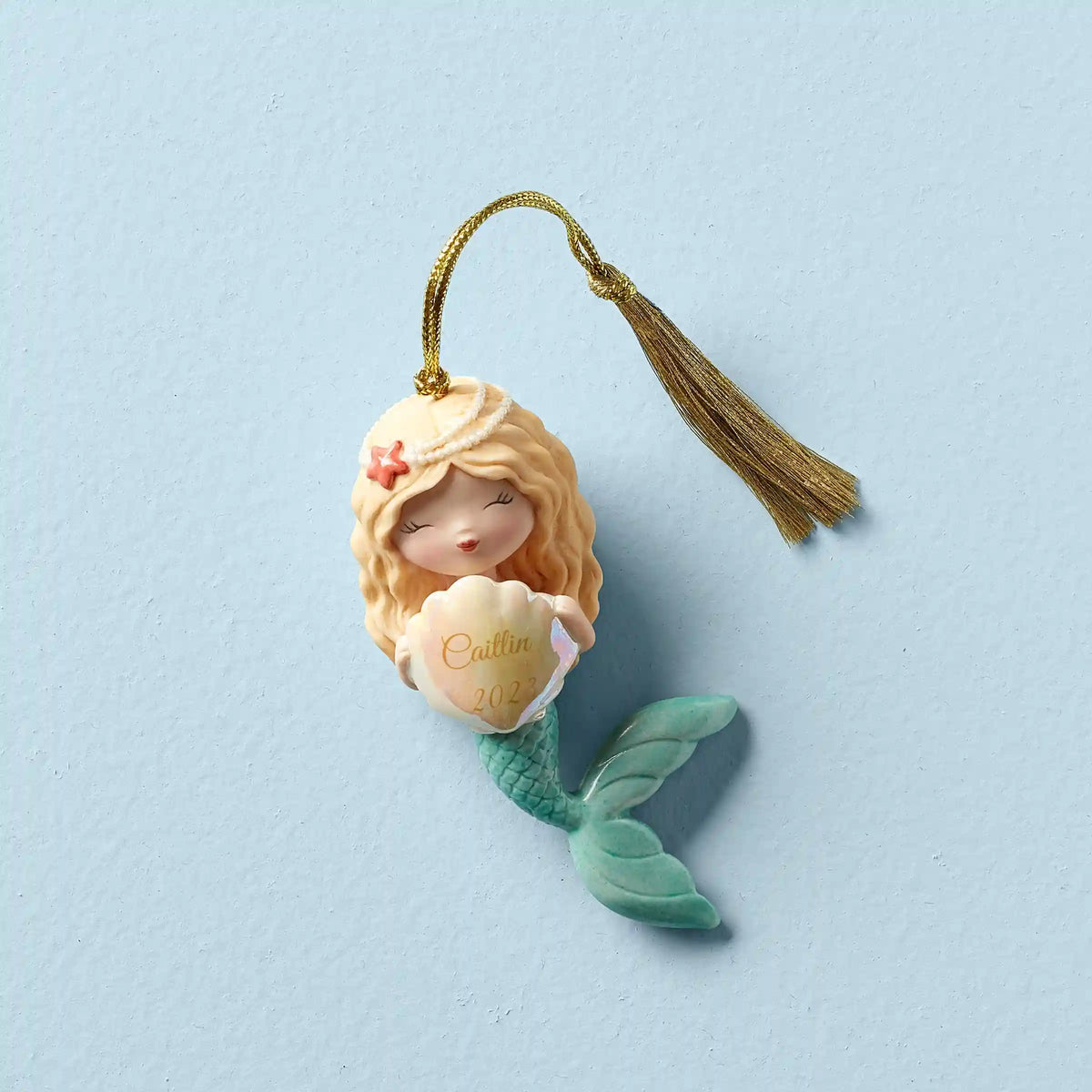 Personalized Mermaid Ornament