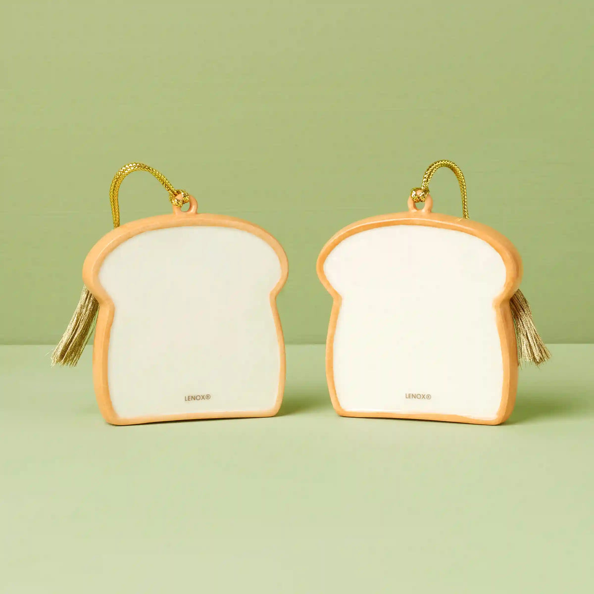 Personalized  2-Piece Peanut Butter & Jam Ornament Set