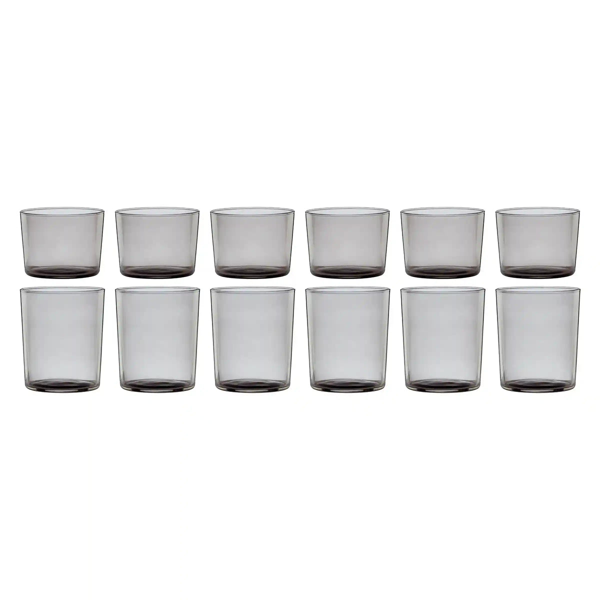 Stackables Smoke Short & Tall Glasses 12-Piece Set
