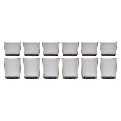 Stackables Smoke Short & Tall Glasses 12-Piece Set