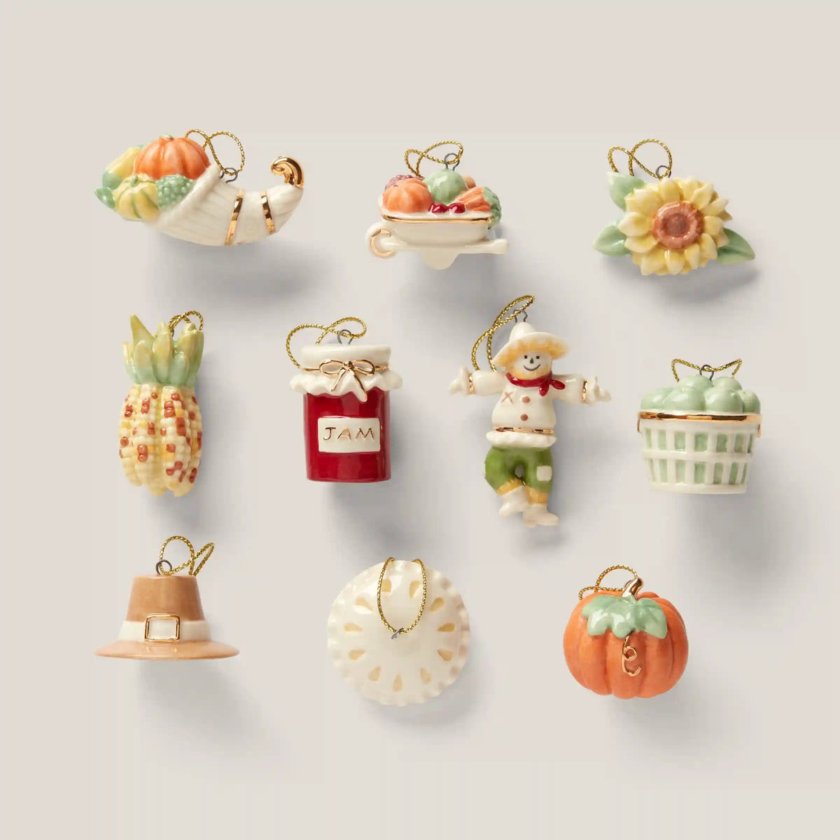 Autumn Favorites 10-Piece Mini Ornament Set