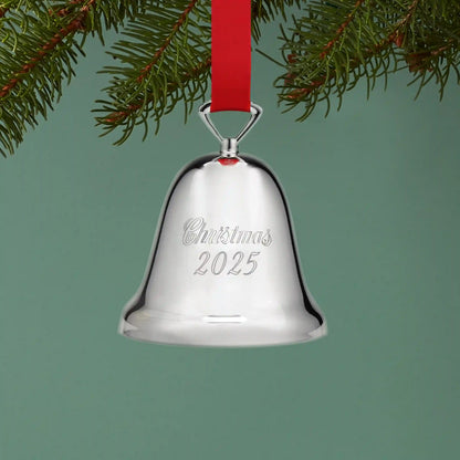 2025 Annual Christmas Bell Silverplate Ornament