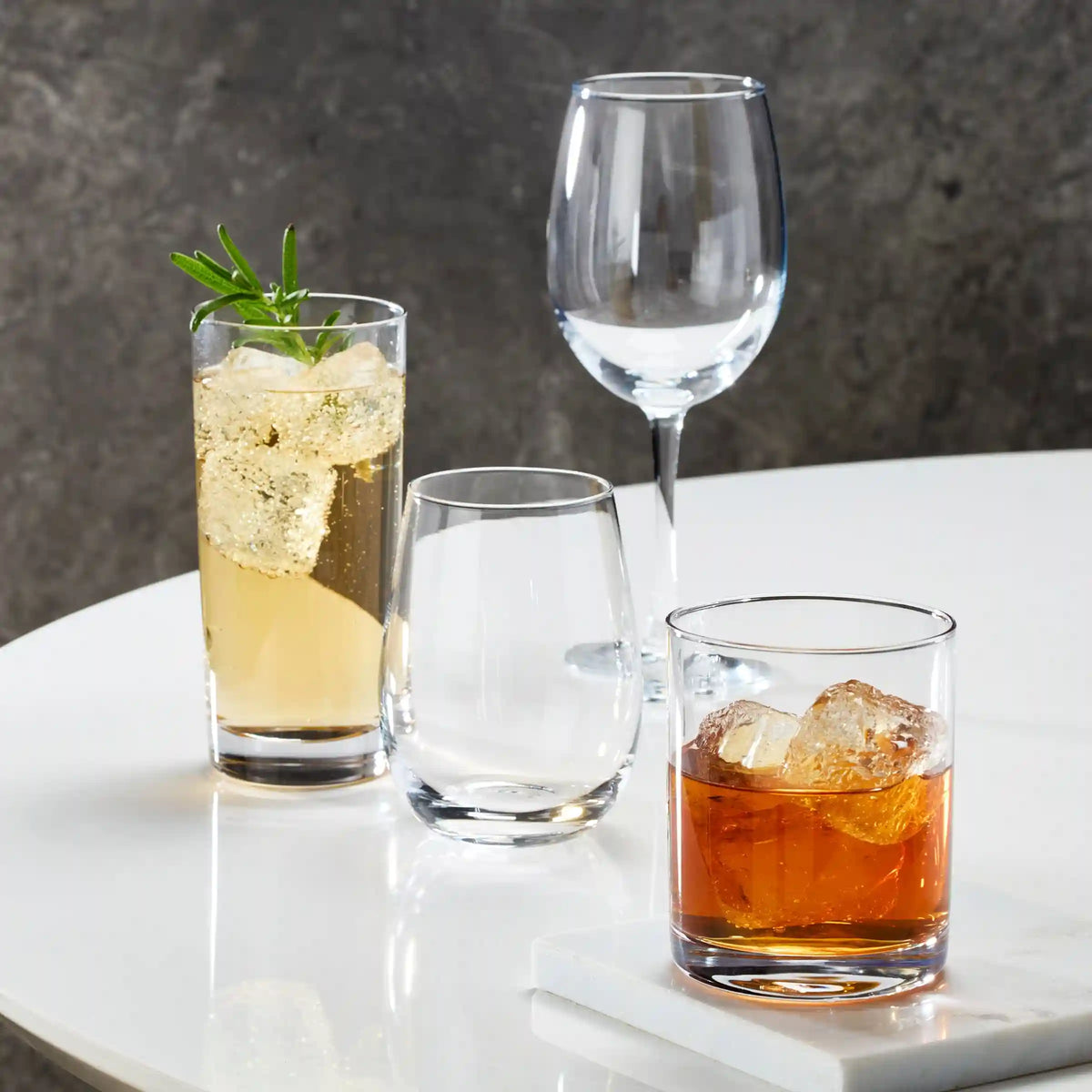 5 O'Clock Highball Glasses, Set of 4