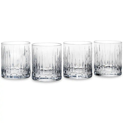 Soho Crystal Double Old-Fashioned Glasses, Set of 4