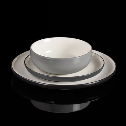 24 Seven Colors Pumice 12-Piece Dinnerware Set