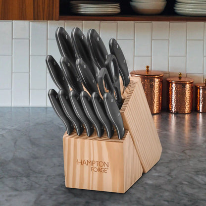 Rochester 15-Piece Cutlery Block Set