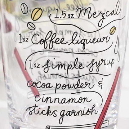 Make Merry Double Old-Fashioned Glasses, Set of 4