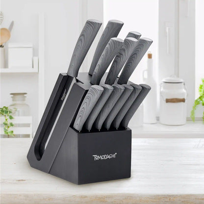 Raintree Ash 13-Piece Cutlery Block Set