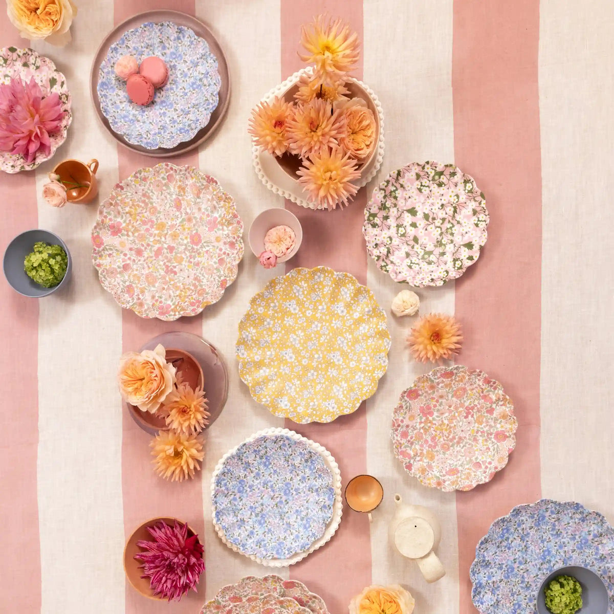 Meri Meri X Liberty Floral Melamine Small Plate, Set of 4