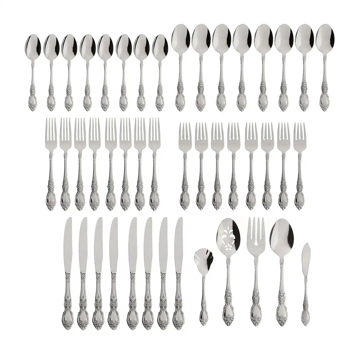 Wordsworth 45-Piece Flatware Set