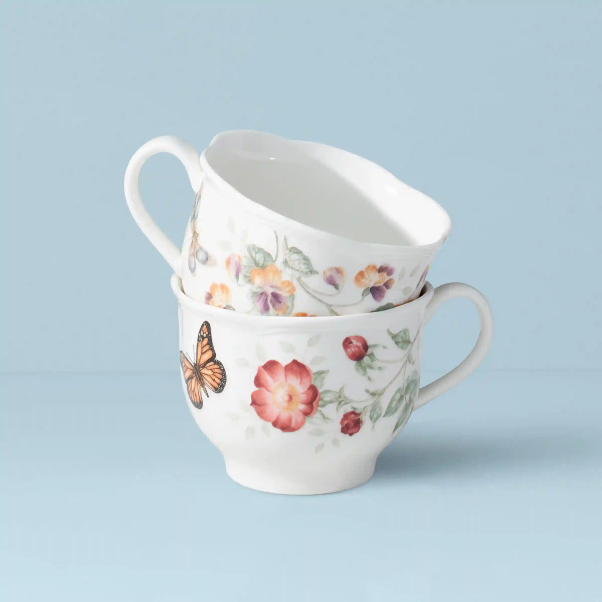 Butterfly Meadow Latte Mugs, Set of 2