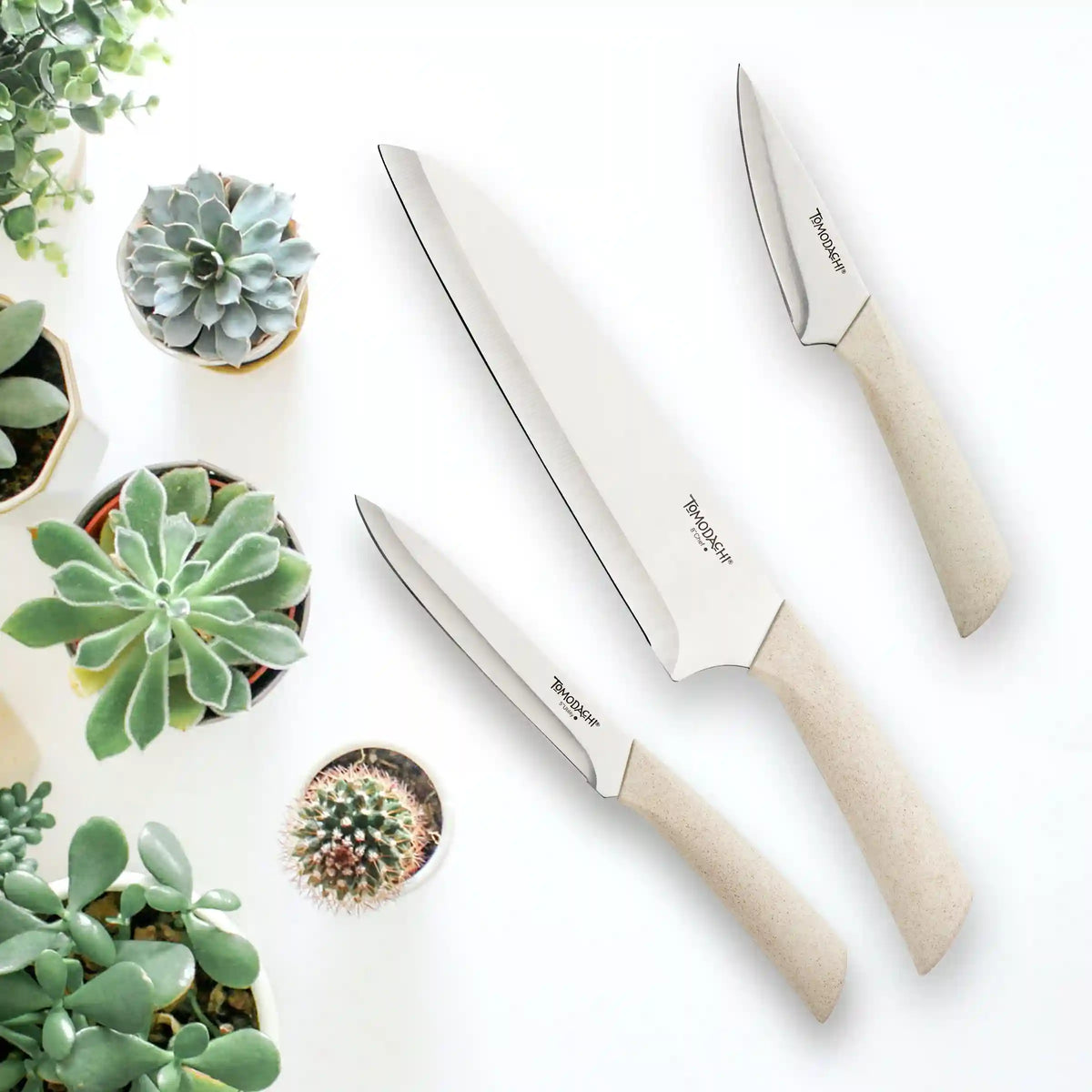 Harvest 3-Piece Cutlery Set with Blade Guards