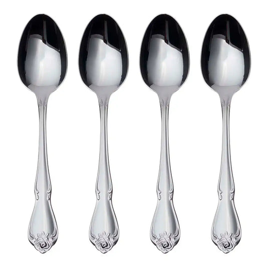 True Rose Teaspoons, Set of 4
