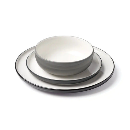 24 Seven Colors Pumice 12-Piece Dinnerware Set