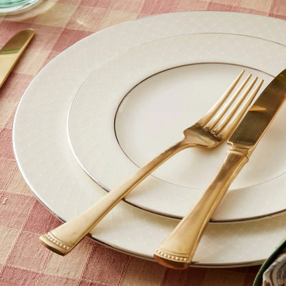 Portola Gold Satin 20-Piece Flatware Set