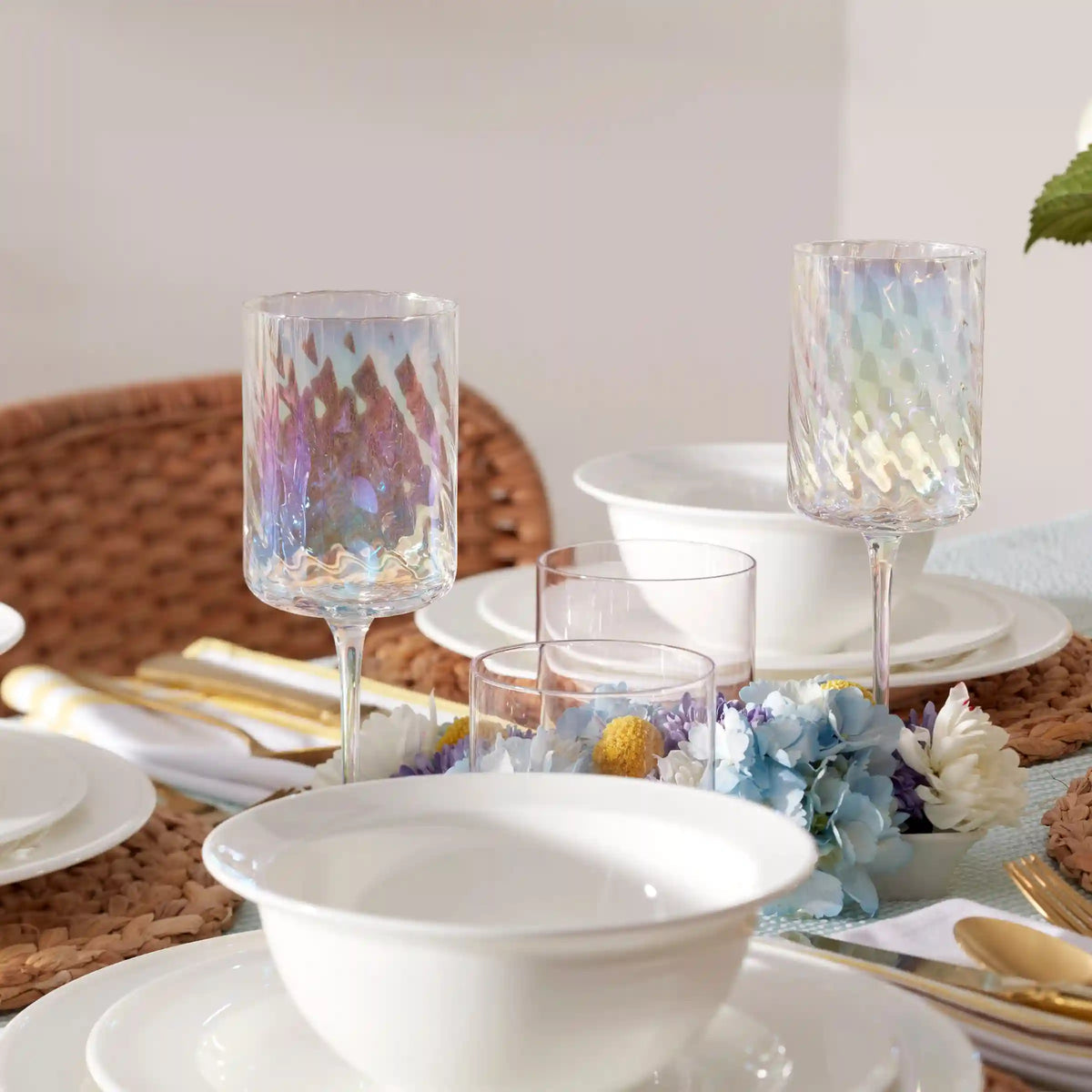 Studio 1414 Rimmed 12-Piece Dinnerware Set