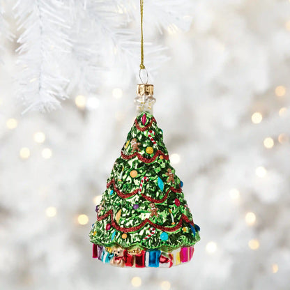 Blown Glass Tree Ornament