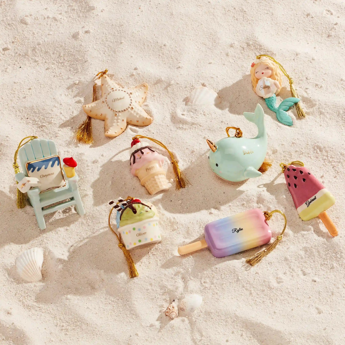 Personalized Starfish Ornament