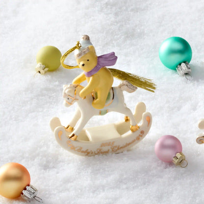 2025 Winnie The Pooh Baby's 1st Christmas Ornament
