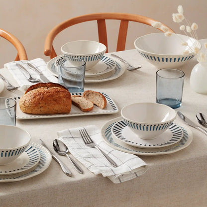 Artisanal Stripe Hors d'Oeuvres Tray