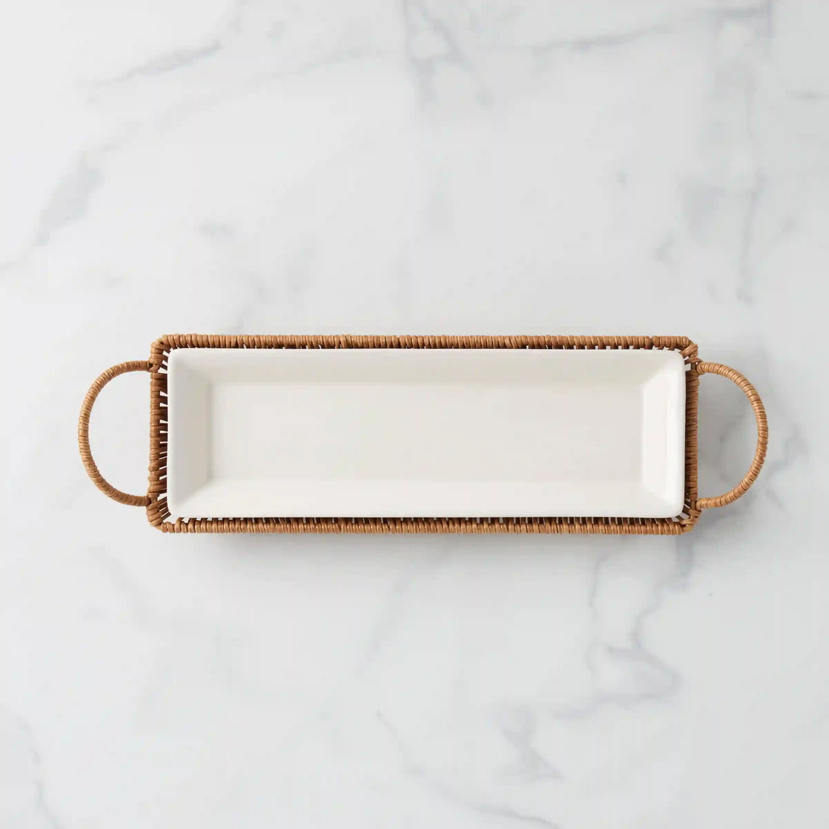 Willow & White, Hors D'Oeuvres Tray with Server