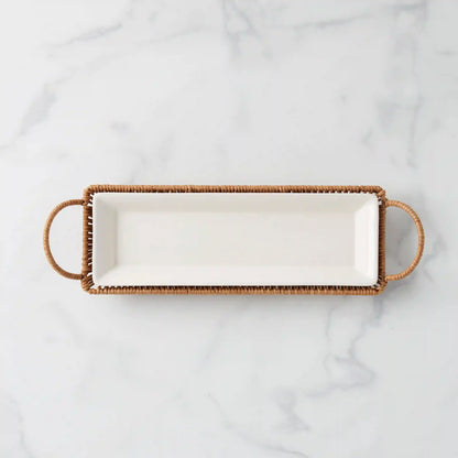 Willow & White, Hors D'Oeuvres Tray with Server