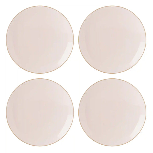 Trianna Blush Coupe Dinner Plates, Set of 4