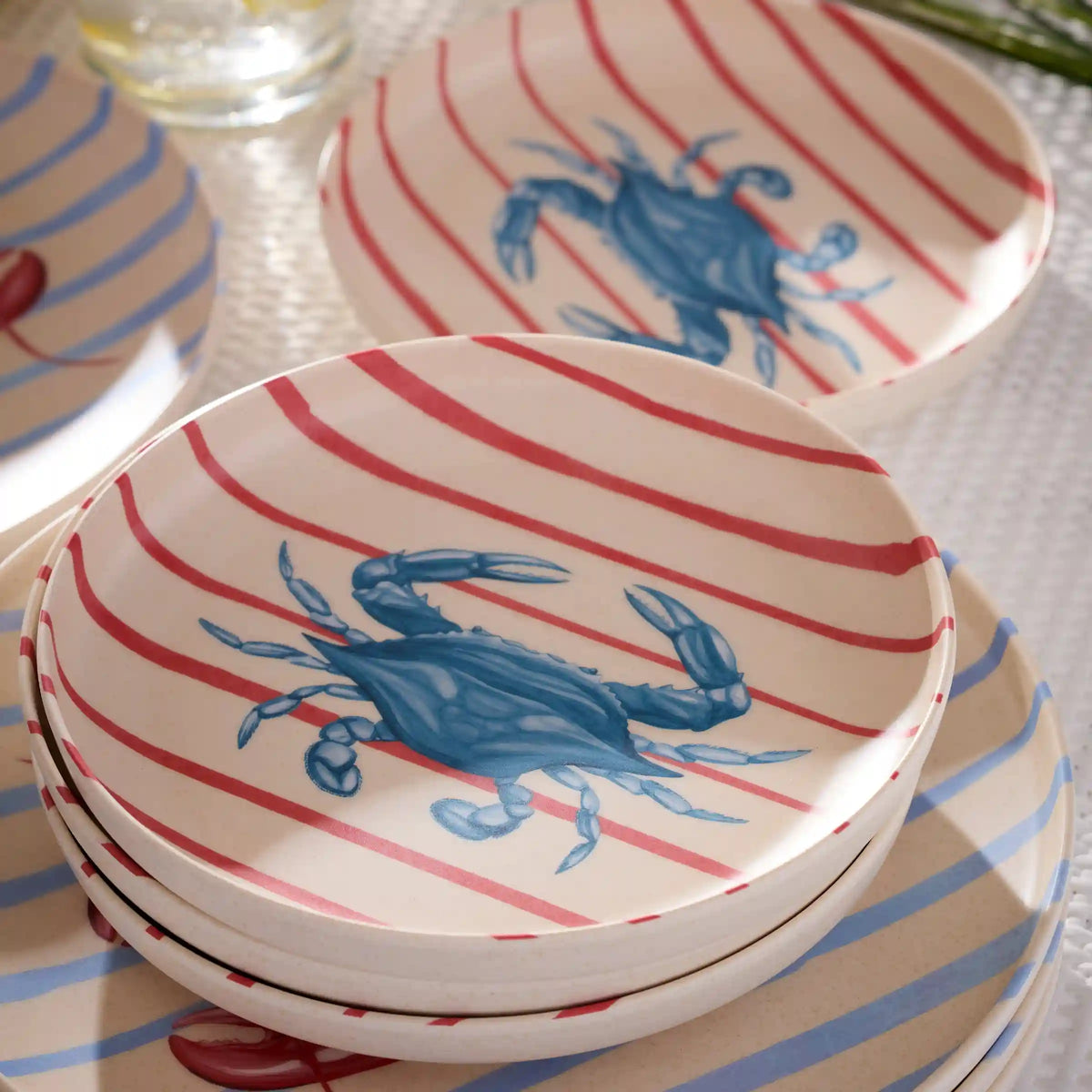 24 Seven Melamine Wharfside 18-Piece Dinnerware Set