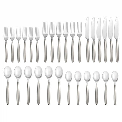 Tidal Frosted 30-Piece Flatware Set