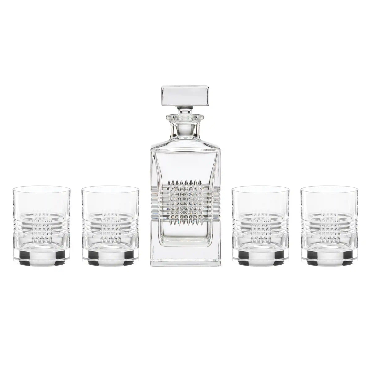 Sloane Crystsal 5-Piece Whiskey Set