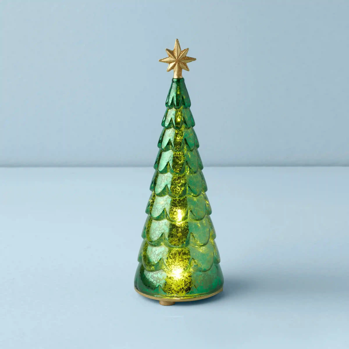 Radiant Light Mercury Tree Lit Figurine