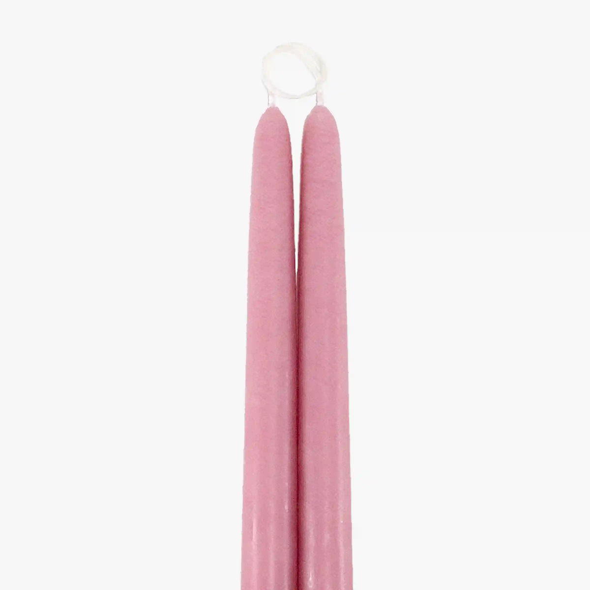 Dripless Vintage Rose 12" Taper Candles, Set of 2