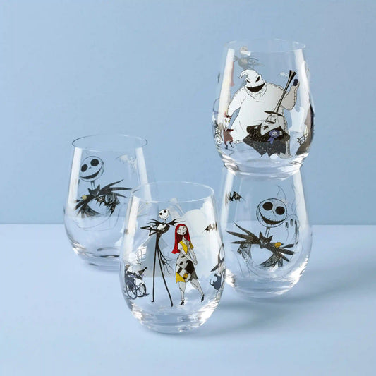 Nightmare Before Christmas Assorted Tumblers, Set of 4
