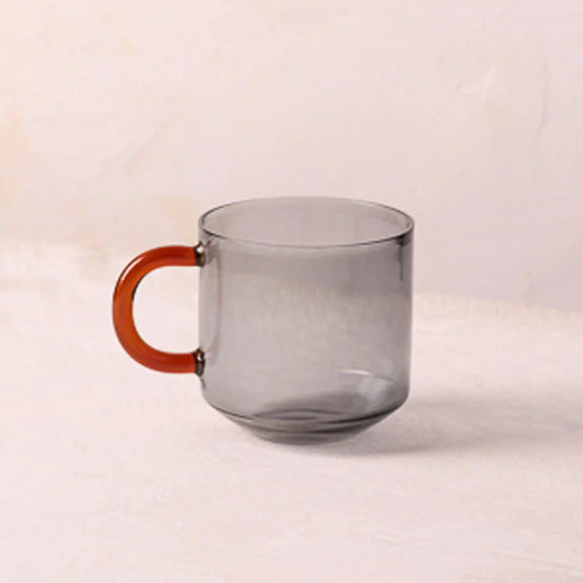 Niko Black Glass Mug