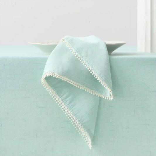 French Perle Ice Blue Napkin, Set of 2