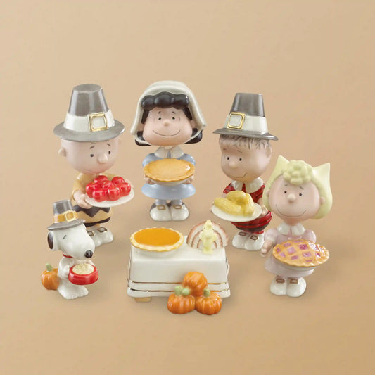 Peanuts Thanksgiving 6-Piece Figurine Set
