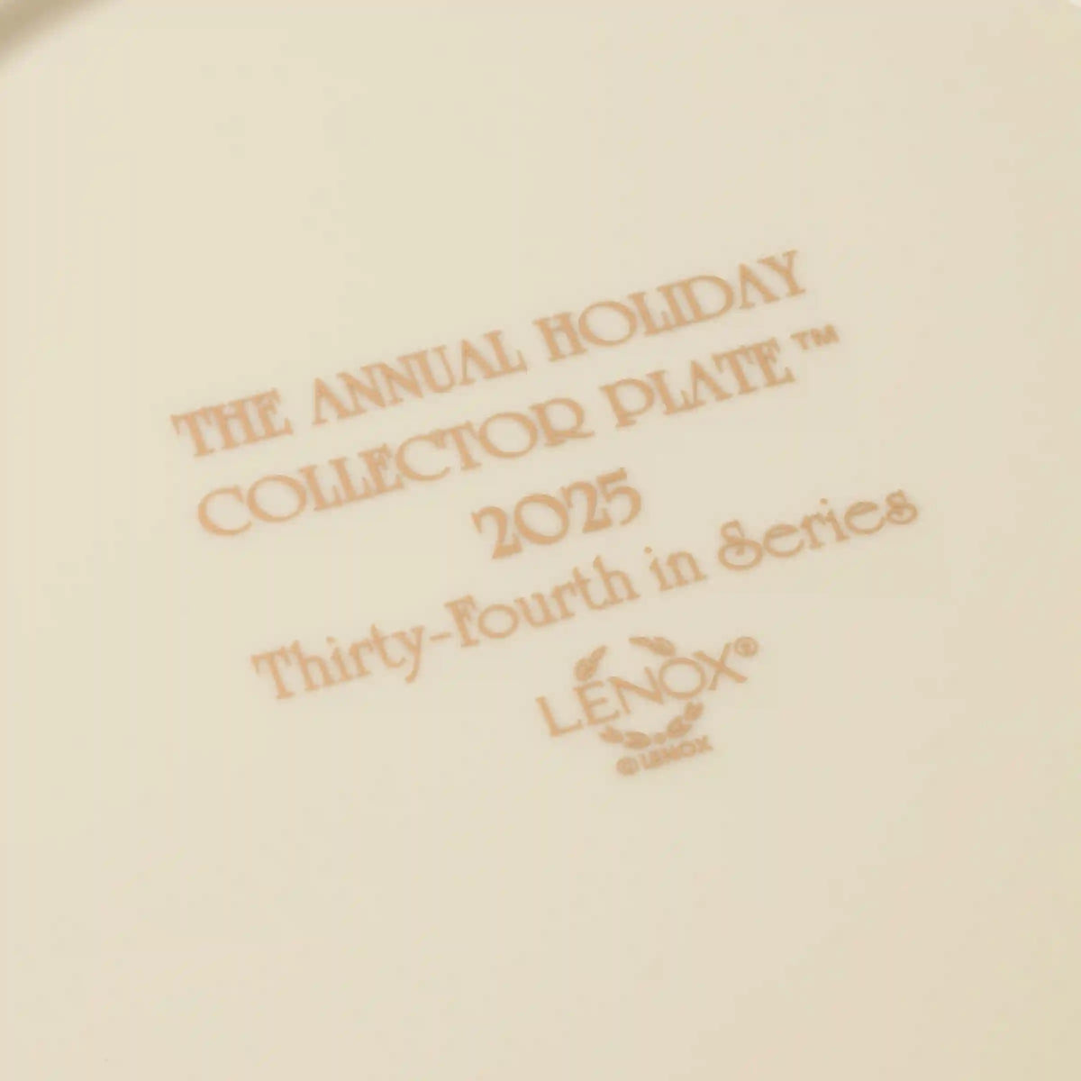 2025 Annual Holiday Plate Night Snow