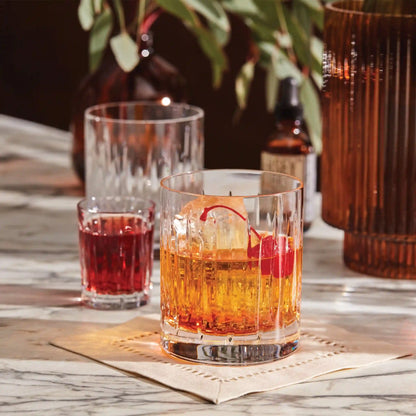 Soho Crystal Double Old-Fashioned Glasses, Set of 4