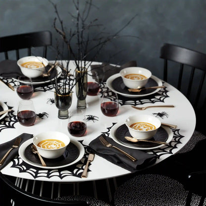 Profile White Dinner Plates, Set of 4