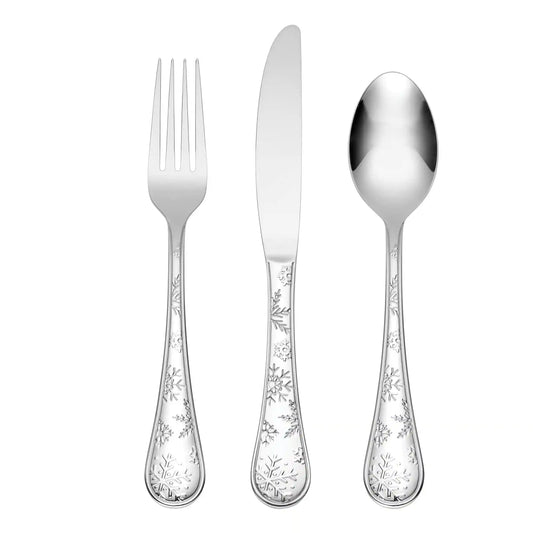 Snowflake Wishes 12-Piece Flatware Set