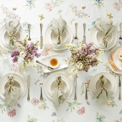 Bay Colors White Accent Plates, Set of 4