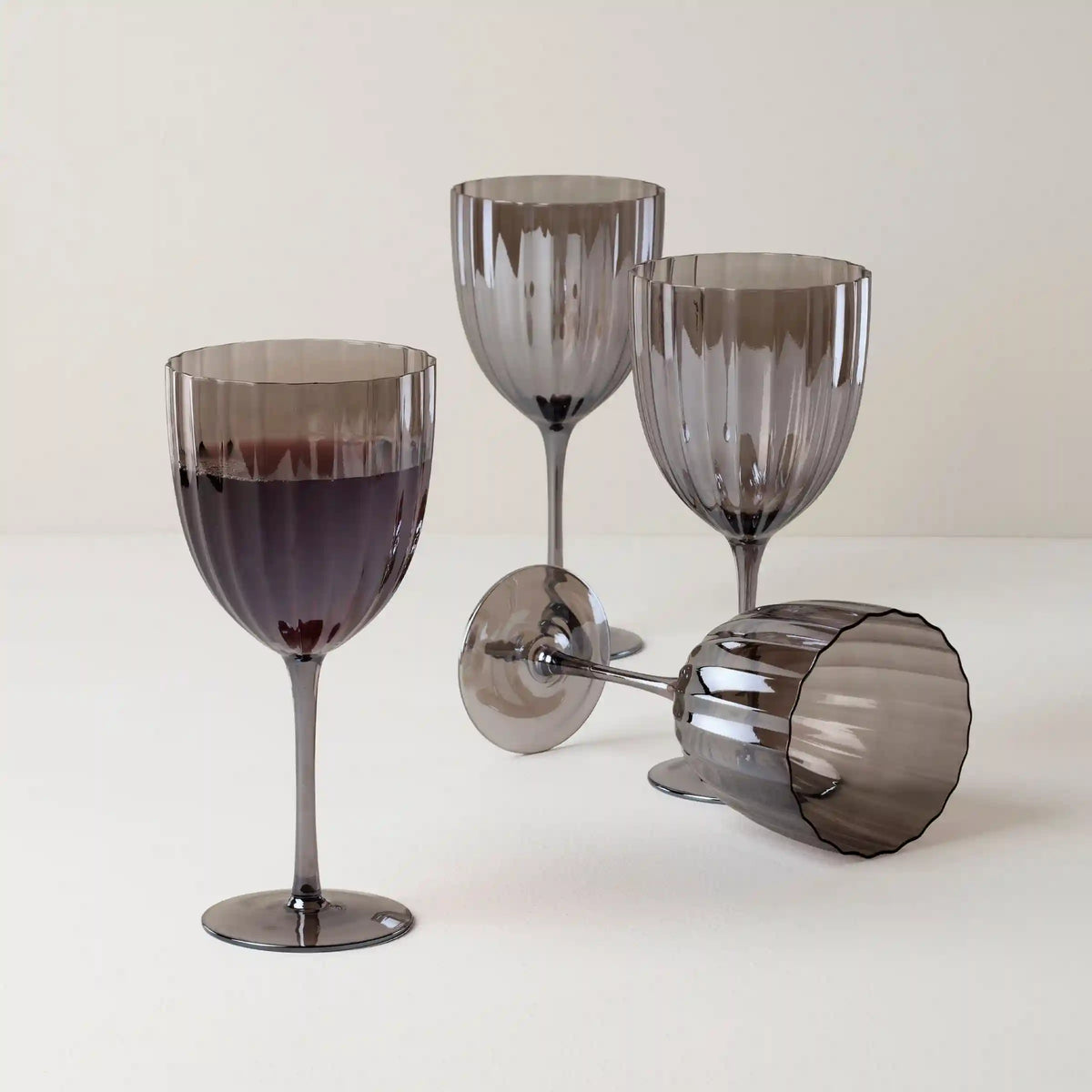 Curva Luxe All-Purpose Wine Glasses, Set of 4