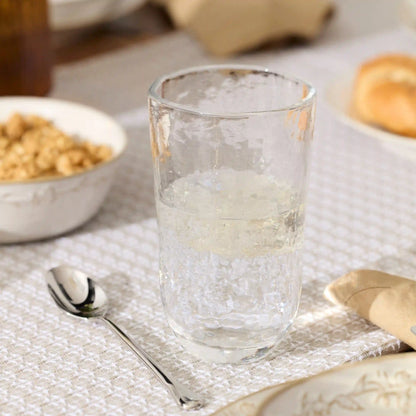 Homespun Clear Tall Tumbler - Set Of 4