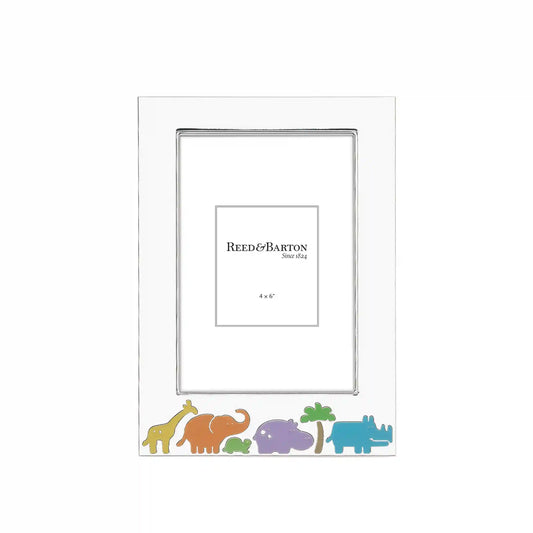 Jungle Parade Silverplate 4x6 Photo Frame