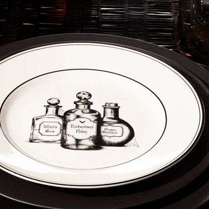 Vintage Halloween Dessert Plates, Set of 4